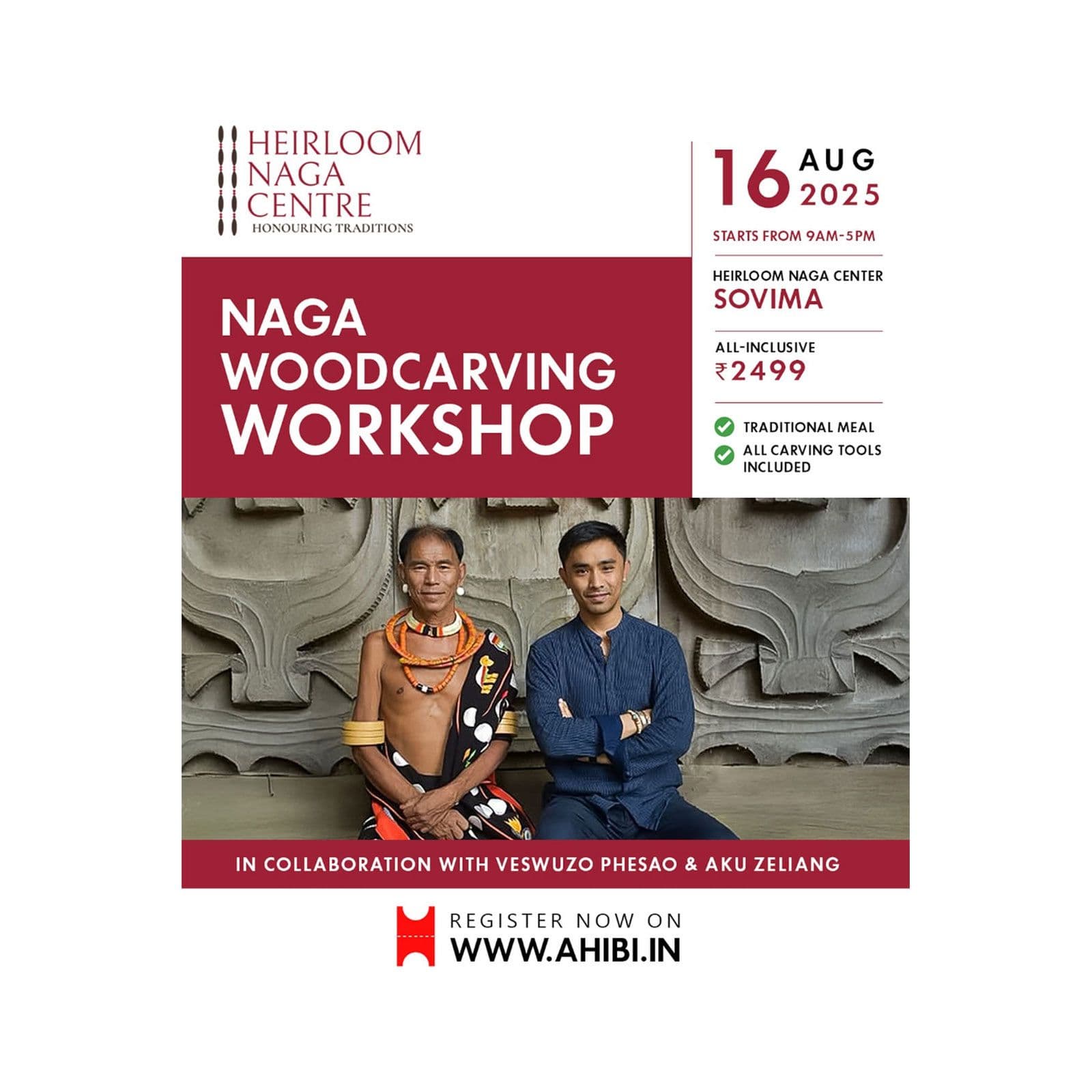 naga woodcarving workshop